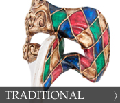 Decorative Venetian Masquerade Mask Traditional